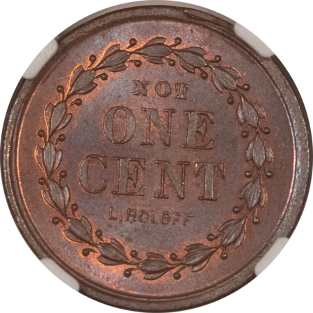Civil War & Hard Times (1861-65) NEW YORK NY F-630AF-2a JAC GRUBE SEGARS, R-2 NGC MS-65 BN, TOUGH IN 65