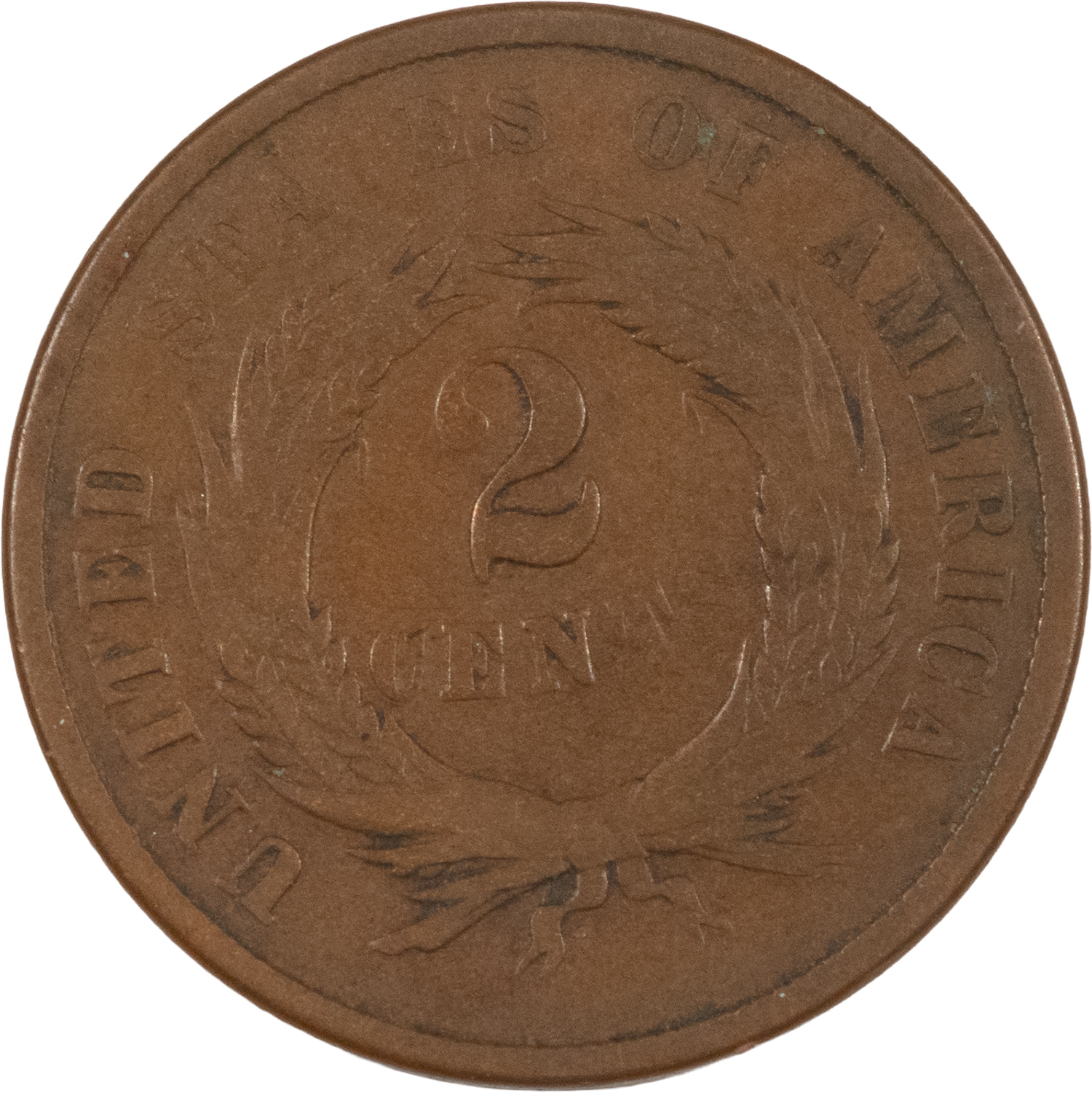 New Store Items 1864 TWO CENT PIECE – PLEASING CIRCULATED EXAMPLE! New Store Items 1864 TWO CENT PIECE – PLEASING CIRCULATED EXAMPLE!