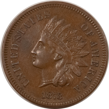 Indian 1873 INDIAN CENT CLOSED 3 – SMOOTH HIGH GRADE EXAMPLE!