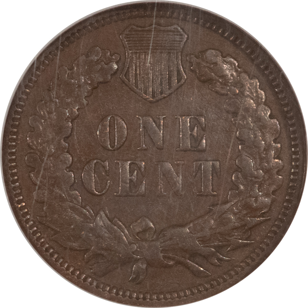 Indian 1873 INDIAN CENT, OPEN 3 – NGC XF-45 BN, NICE SMOOTH BROWN Indian 1873 INDIAN CENT, OPEN 3 – NGC XF-45 BN, NICE SMOOTH BROWN