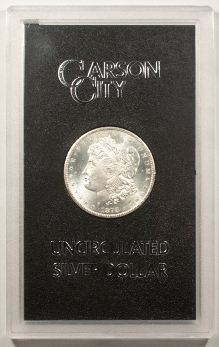 Dollars 1878-CC $1 MORGAN DOLLAR GSA – UNCIRCULATED WITH BOX AND COA, CARSON CITY!