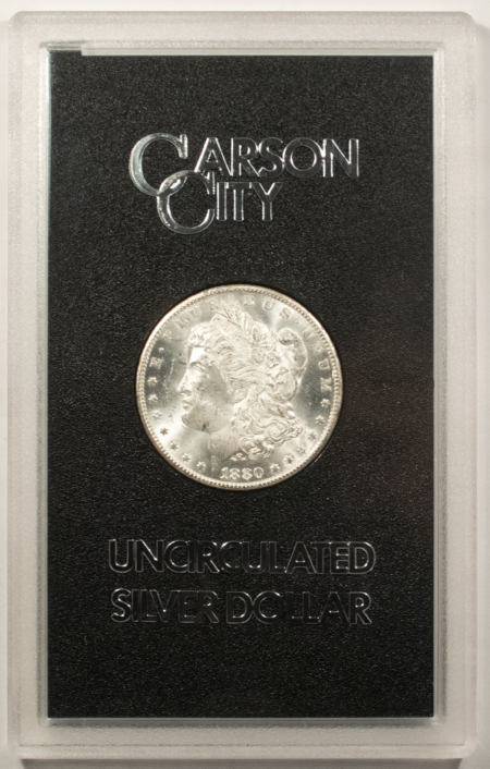 Dollars 1880/79-CC $1 MORGAN DOLLAR GSA – UNCIRCULATED WITH BOX AND COA, CARSON CITY!