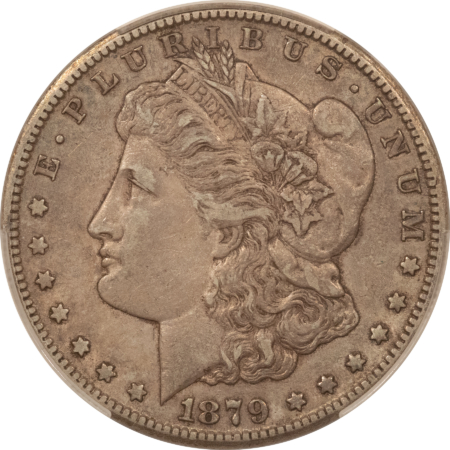CAC Approved Coins 1879-CC $1 MORGAN DOLLAR CAPPED DIE CACG XF-45, PERFECT, WHOLESOME! CARSON CITY!