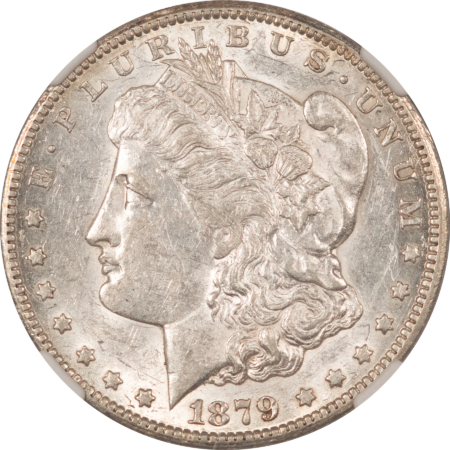 Dollars 1879-CC $1 MORGAN DOLLAR – NGC AU-53, FRESH & LUSTROUS! CARSON CITY!
