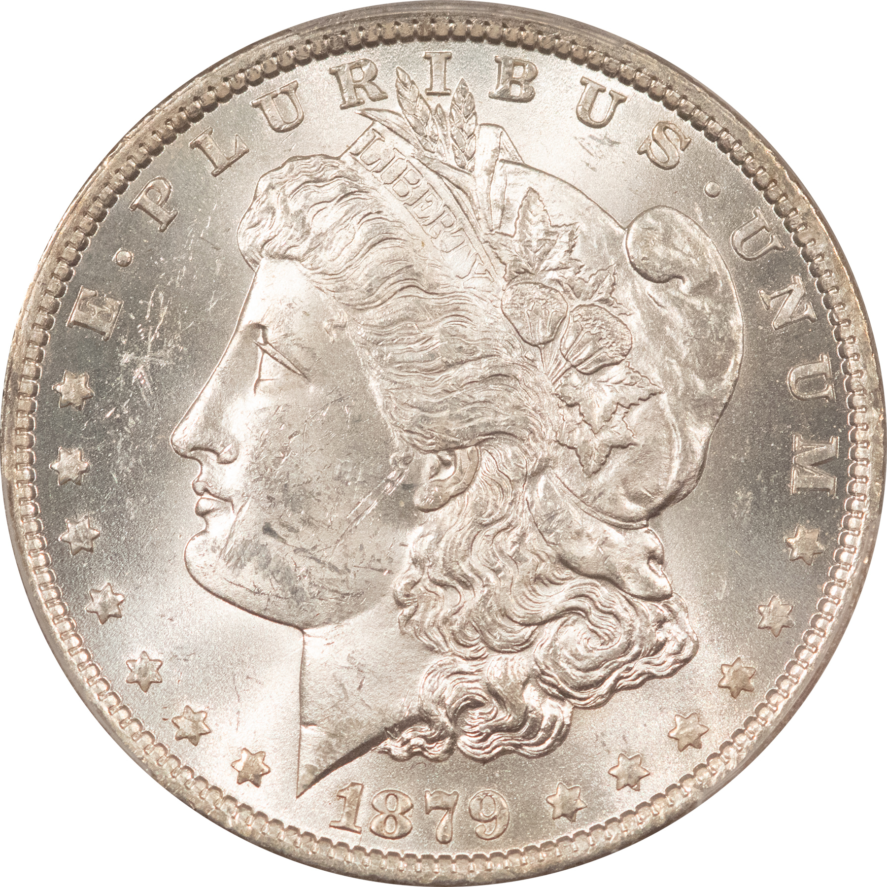 Dollars 1879-O $1 MORGAN DOLLAR – PCGS MS-63 BLAST WHITE Dollars 1879-O $1 MORGAN DOLLAR – PCGS MS-63 BLAST WHITE