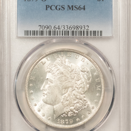 Dollars 1879-O $1 MORGAN DOLLAR – PCGS MS-64, BLAST WHITE & SUPER FLASHY!