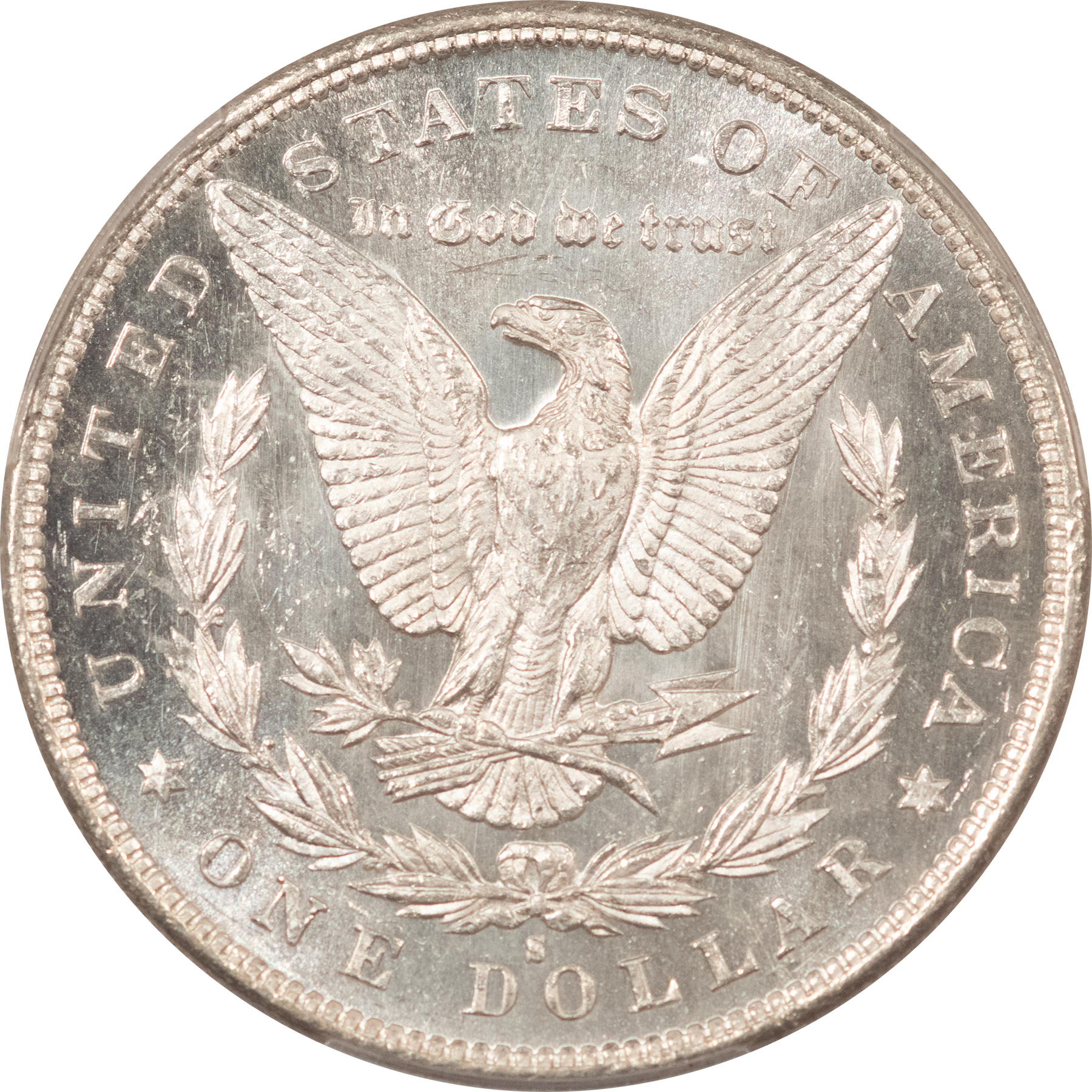 Dollars 1879-S $1 MORGAN DOLLAR – PCGS MS-63, LOOKS PROOFLIKE! OBVERSE DEEP! Dollars 1879-S $1 MORGAN DOLLAR – PCGS MS-63, LOOKS PROOFLIKE! OBVERSE DEEP!