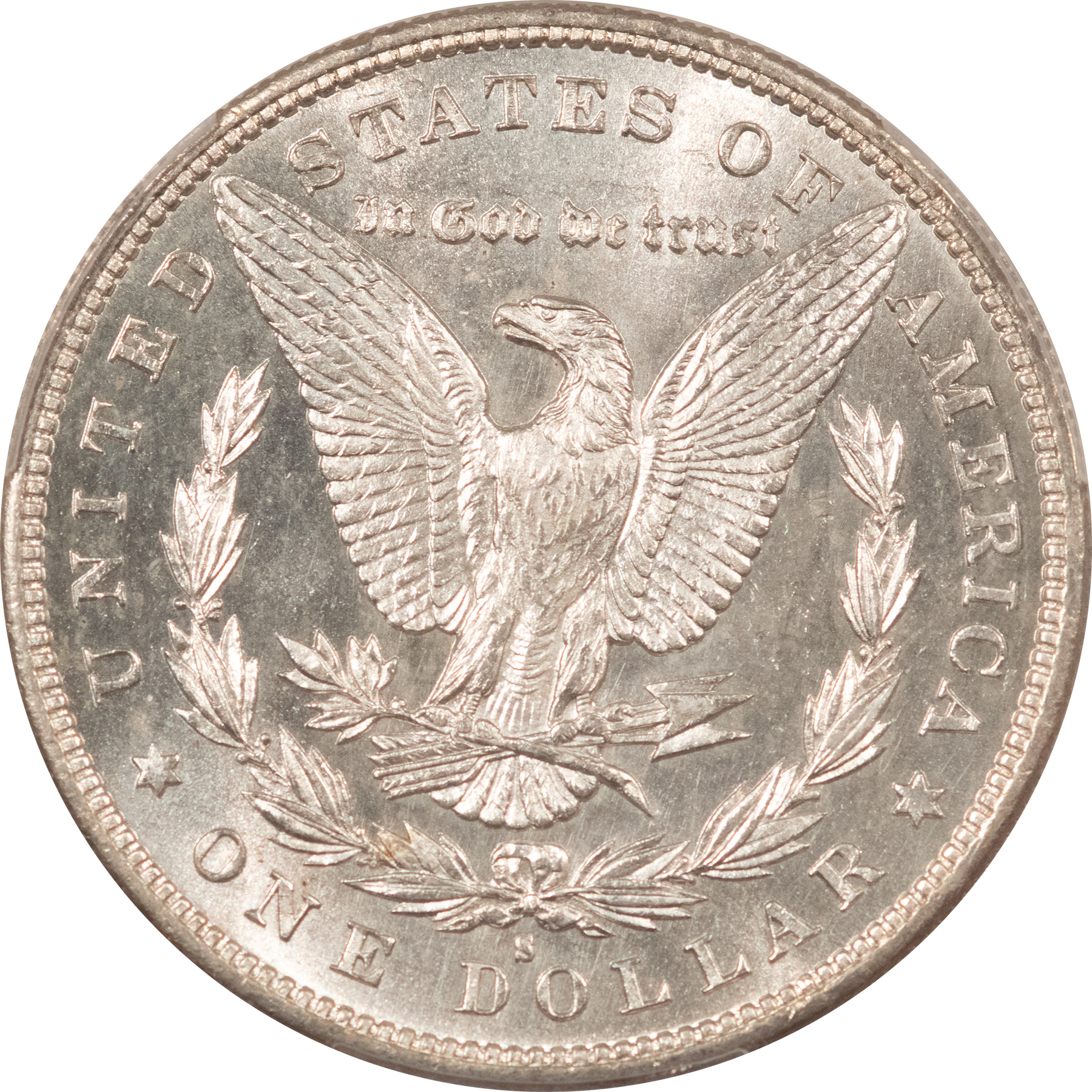 Dollars 1879-S $1 MORGAN DOLLAR – PCGS MS-63, OBVERSE PROOFLIKE & SUPER NICE! Dollars 1879-S $1 MORGAN DOLLAR – PCGS MS-63, OBVERSE PROOFLIKE & SUPER NICE!