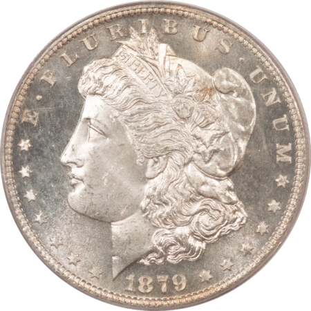Dollars 1879-S $1 MORGAN DOLLAR – PCGS MS-64 PL, PROOFLIKE OGH, PQ & LOOKS GEM!