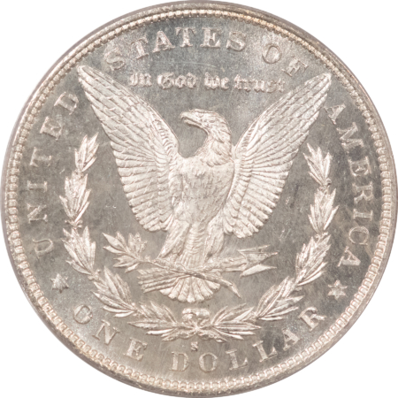 Dollars 1879-S $1 MORGAN DOLLAR – PCGS MS-64 PL, PROOFLIKE OGH, PQ & LOOKS GEM!