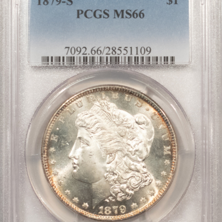 Dollars 1879-S $1 MORGAN DOLLAR – PCGS MS-66