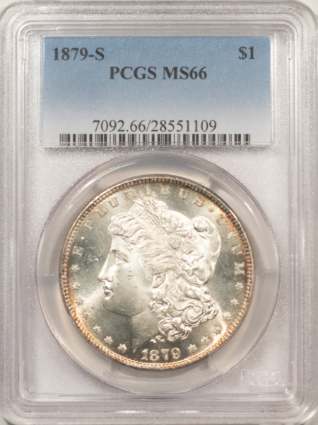 Dollars 1879-S $1 MORGAN DOLLAR – PCGS MS-66