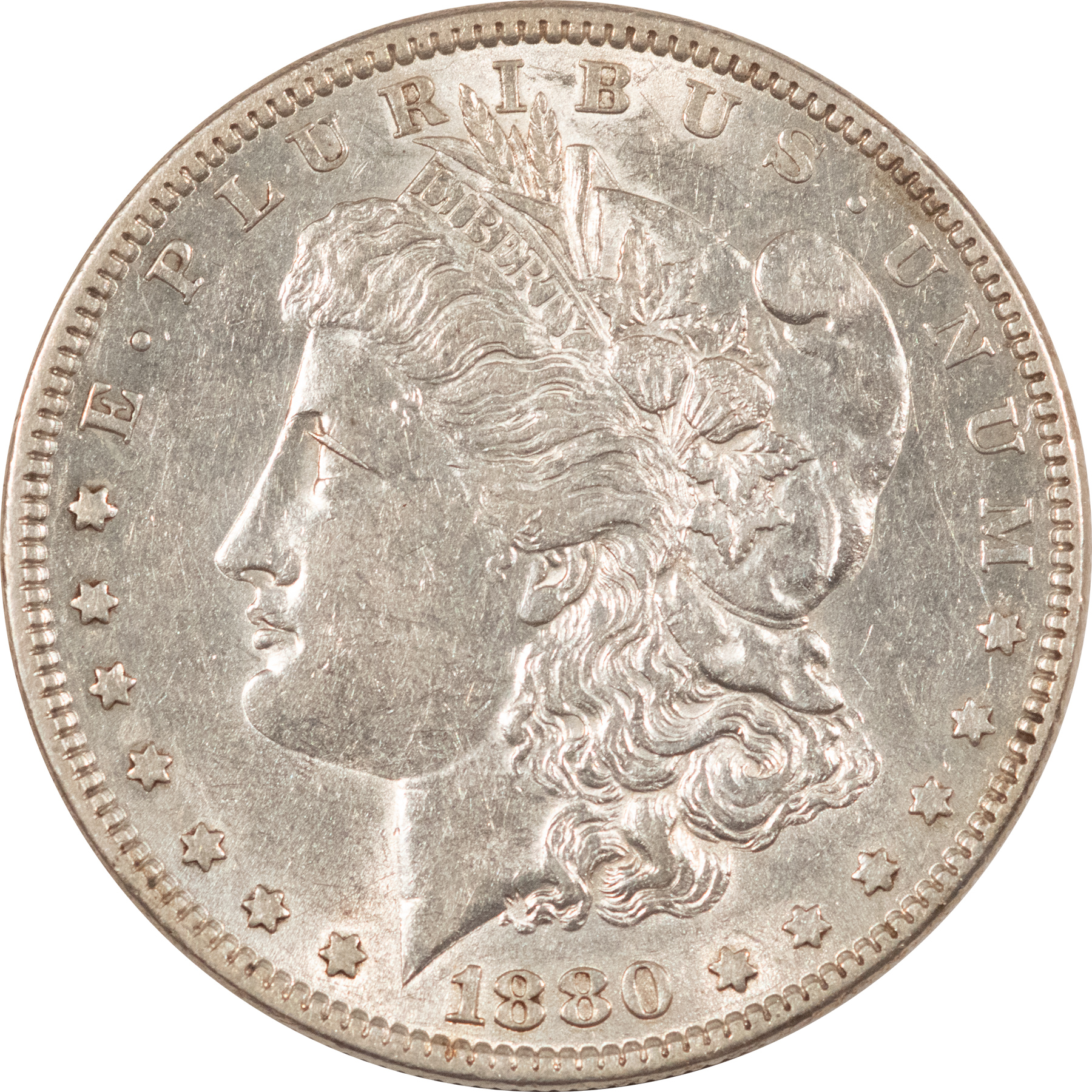 Dollars 1880 $1 MORGAN DOLLAR – WHITE HIGH GRADE EXAMPLE! Dollars 1880 $1 MORGAN DOLLAR – WHITE HIGH GRADE EXAMPLE!