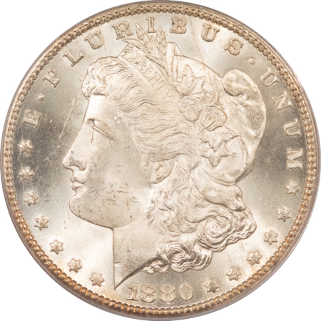 CAC Approved Coins 1880-CC $1 MORGAN DOLLAR – PCGS MS-65, LOOKS 66! OGH! PQ! CAC & CARSON CITY!