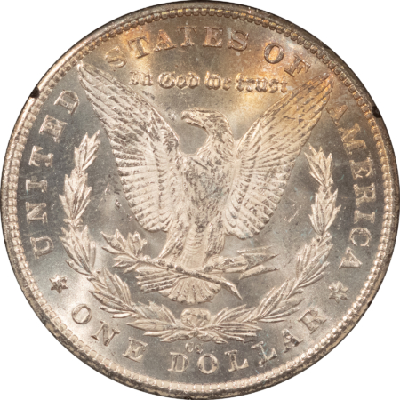 Dollars 1881-CC MORGAN DOLLAR, GSA HARD CASE, W/ BOX & CARD – FROSTY CHOICE CARSON CITY!