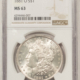 Dollars 1883-O $1 MORGAN DOLLAR – NGC MS-63, PREMIUM QUALITY COLOR! OLD FATTIE!
