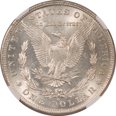 Dollars 1881-O $1 MORGAN DOLLAR – NGC MS-63 BLAST WHITE NEW ORLEANS MORGAN
