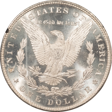 Dollars 1882-CC $1 MORGAN DOLLAR GSA – NGC MS-62 PL, PROOFLIKE W/ BOX/CARD, CARSON CITY!