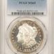 CAC Approved Coins 1886-S $1 MORGAN DOLLAR – PCGS MS-62, CAC APPROVED! BLAST WHITE AND PQ++