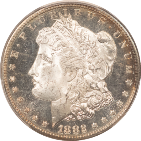 Dollars 1882-S $1 MORGAN DOLLAR – PCGS MS-65 FLASHY GEM WITH DMPL OBVERSE!