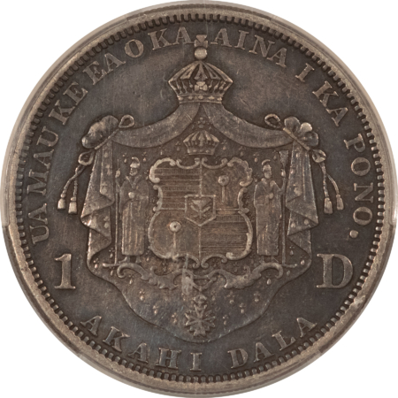 Hawaii/U.S. Territory Coins 1883 HAWAII TERRITORIAL DOLLAR – CACG XF-45 PERFECT FOR THE GRADE, CAC APPROVED!