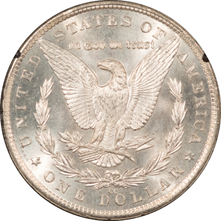 Dollars 1883-CC MORGAN DOLLAR, GSA BLACK BOX & CERT-LUSTROUS WHITE W/ PROOFLIKE FIELDS! 