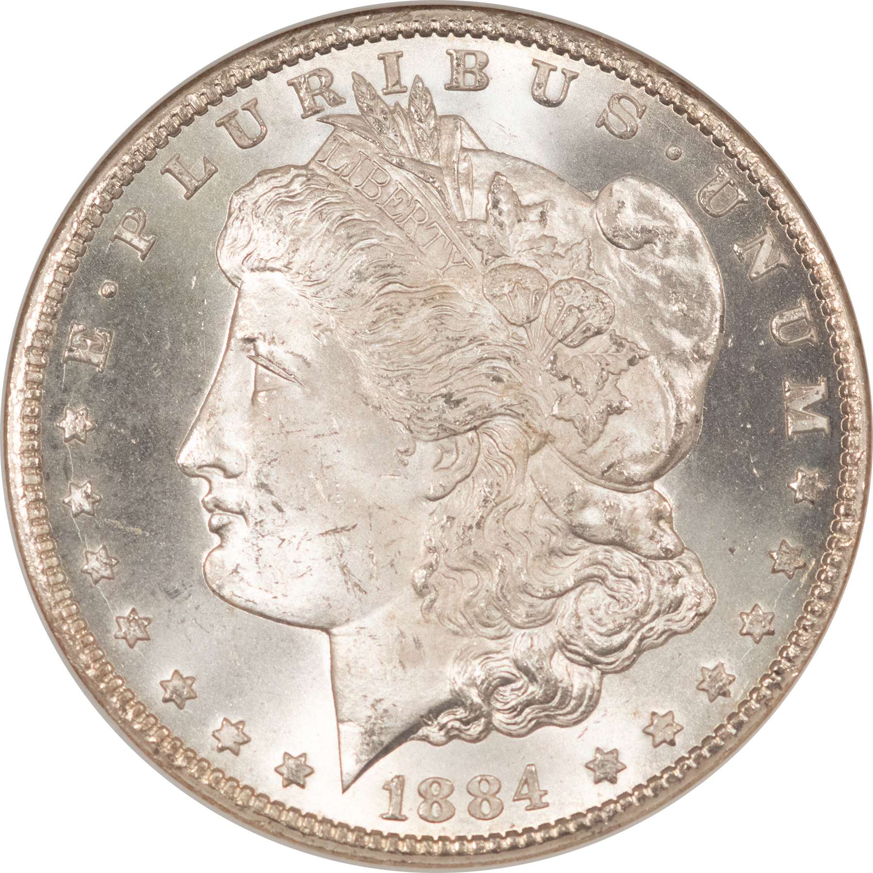 Dollars 1884-CC $1 MORGAN DOLLAR – NGC MS-64, BLAST WHITE, CARSON CITY! Dollars 1884-CC $1 MORGAN DOLLAR – NGC MS-64, BLAST WHITE, CARSON CITY!