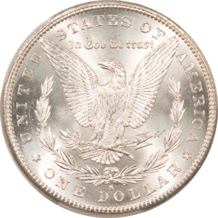 CAC Approved Coins 1886-S $1 MORGAN DOLLAR – PCGS MS-62, CAC APPROVED! BLAST WHITE AND PQ++