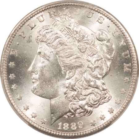 Dollars 1889-S $1 MORGAN DOLLAR – PCGS MS-63 BLAST WHITE & FULLY STRUCK
