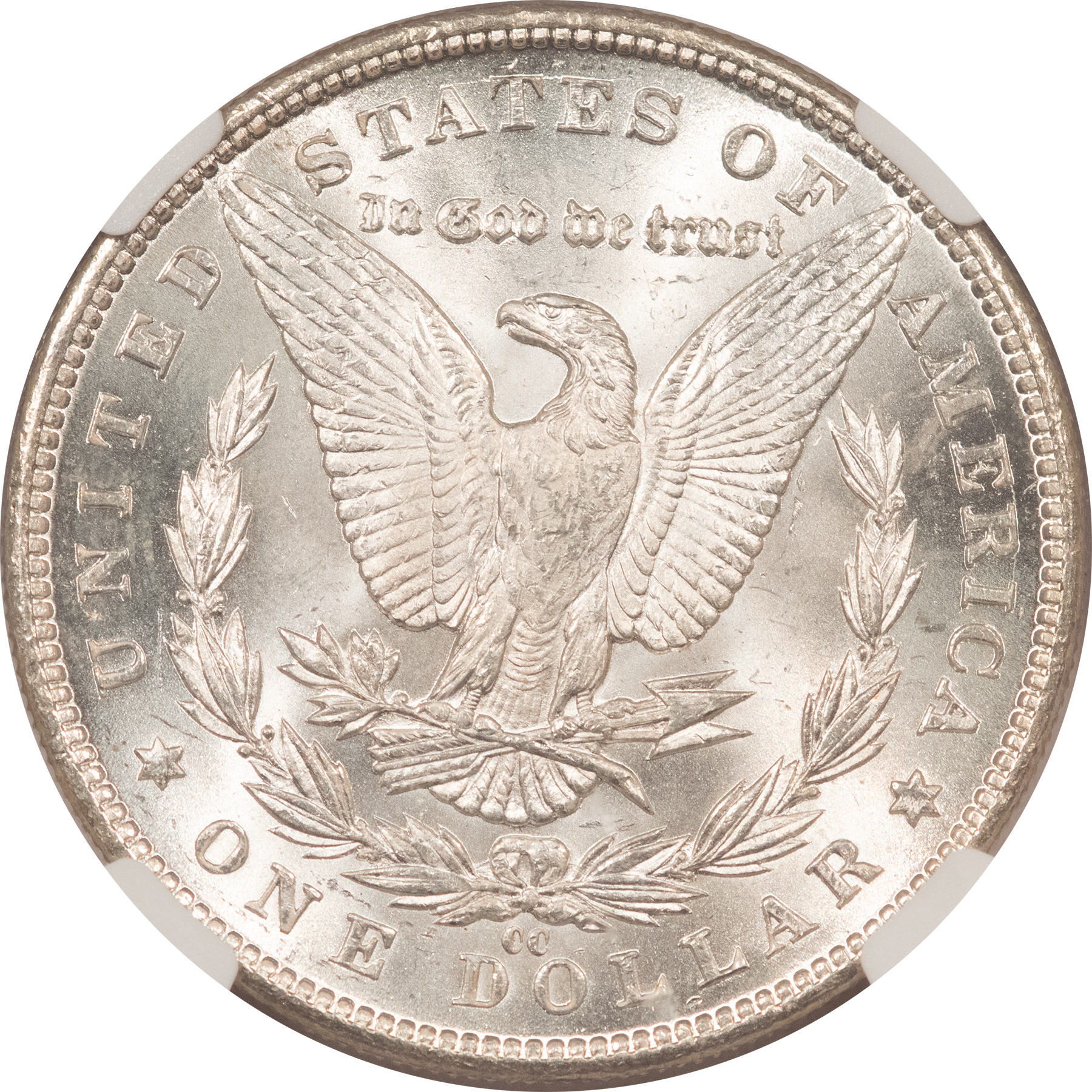 Dollars 1890-CC $1 MORGAN DOLLAR – NGC MS-62, BLAST WHITE, PREMIUM QUALITY, CARSON CITY! Dollars 1890-CC $1 MORGAN DOLLAR – NGC MS-62, BLAST WHITE, PREMIUM QUALITY, CARSON CITY!