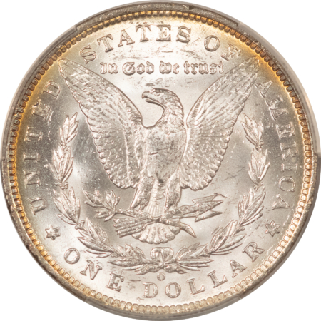 CAC Approved Coins 1890-O $1 MORGAN DOLLAR – CACG MS-62, MONSTER OBVERSE TONING! CAC APPROVED!