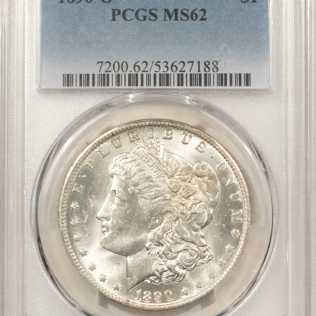 Dollars 1890-O $1 MORGAN DOLLAR – PCGS MS-62, 63 QUALITY! PREMIUM QUALITY!