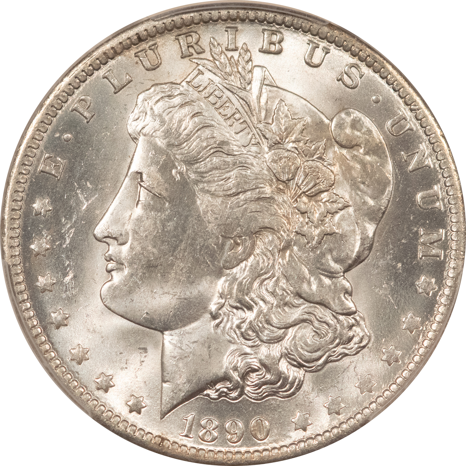 Dollars 1890-O $1 MORGAN DOLLAR – PCGS MS-62, 63 QUALITY! PREMIUM QUALITY! Dollars 1890-O $1 MORGAN DOLLAR – PCGS MS-62, 63 QUALITY! PREMIUM QUALITY!