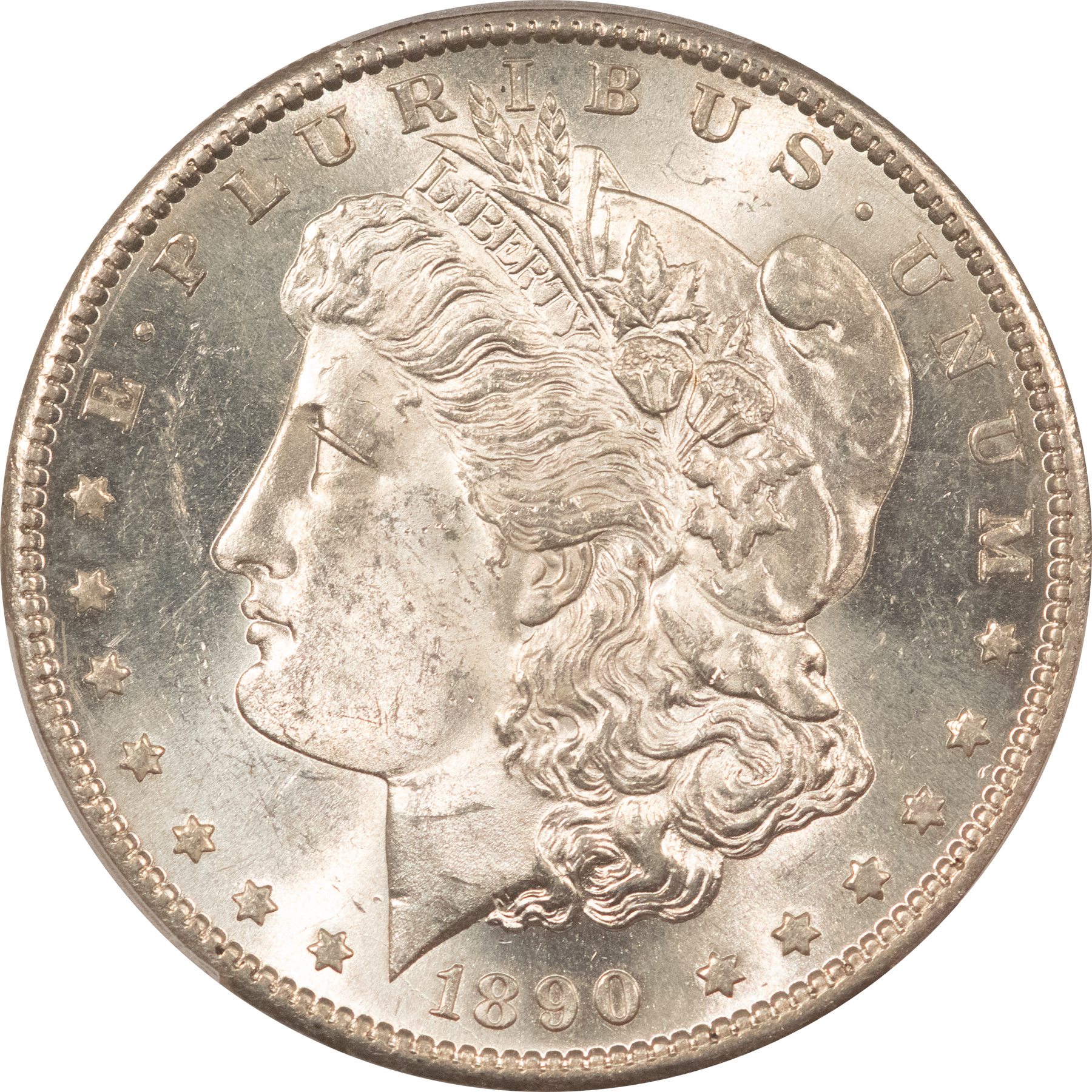 Dollars 1890-S $1 MORGAN DOLLAR – PCGS MS-63 BLAST WHITE & CHOICE! Dollars 1890-S $1 MORGAN DOLLAR – PCGS MS-63 BLAST WHITE & CHOICE!