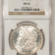 CAC Approved Coins 1890-O $1 MORGAN DOLLAR – CACG MS-62, MONSTER OBVERSE TONING! CAC APPROVED!