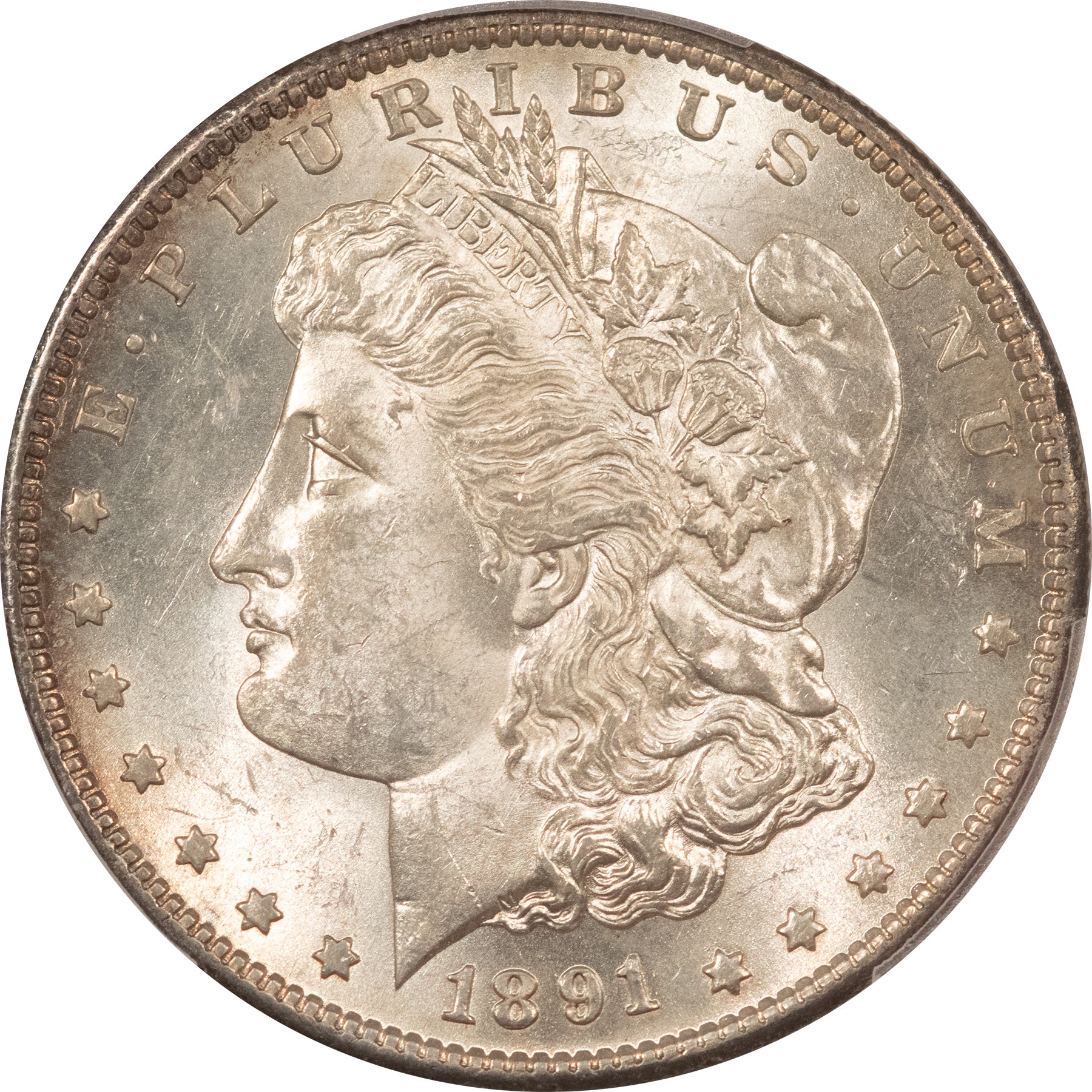 Dollars 1891-S $1 MORGAN DOLLAR – PCGS MS-61 GREAT LOOK FOR THE GRADE! Dollars 1891-S $1 MORGAN DOLLAR – PCGS MS-61 GREAT LOOK FOR THE GRADE!