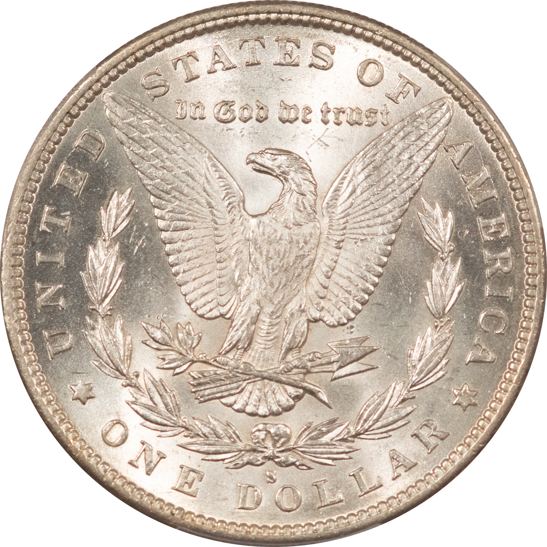 Dollars 1891-S $1 MORGAN DOLLAR – PCGS MS-62 WHITE & LUSTROUS! Dollars 1891-S $1 MORGAN DOLLAR – PCGS MS-62 WHITE & LUSTROUS!