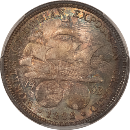 Early Commems 1892 COLUMBIAN COMMEMORATIVE HALF DOLLAR – PCGS MS-66+, SUPERB! CAC APPROVED!