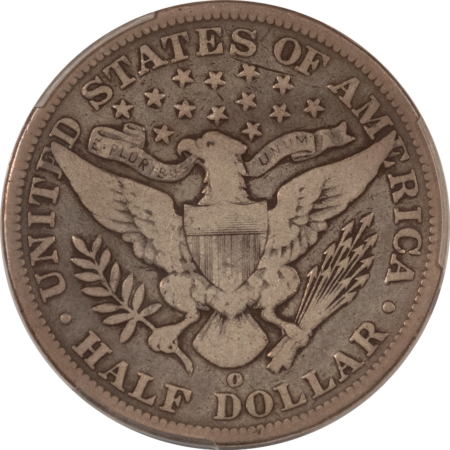Barber Halves 1896-O BARBER HALF DOLLAR – PCGS VG-10, NICE ORIGINAL, TOUGH DATE!