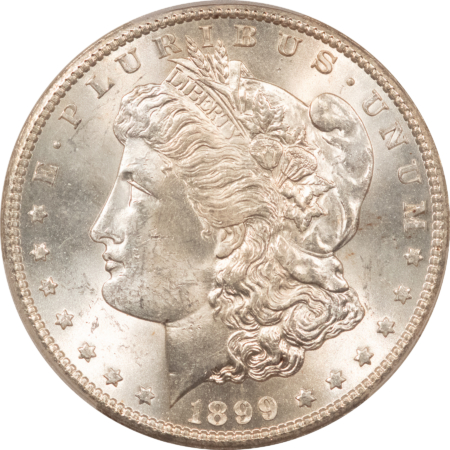 Dollars 1899-S $1 MORGAN DOLLAR – PCGS MS-63 FLASHY LUSTROUS & FULLY STRUCK, NICE!