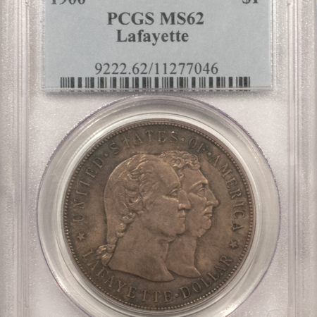 Early Commems 1900 $1 LAFAYETTE SILVER COMMEMORATIVE – PCGS MS-62
