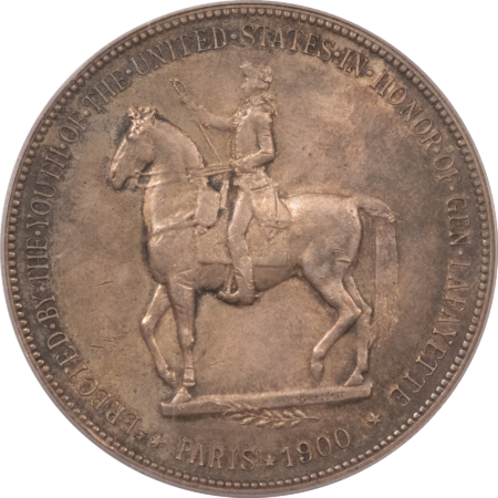 Early Commems 1900 $1 LAFAYETTE SILVER COMMEMORATIVE – PCGS MS-62