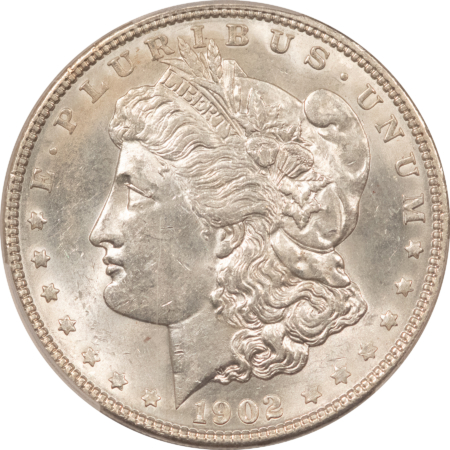 Dollars 1902 $1 MORGAN DOLLAR – PCGS MS-62 BLAST WHITE