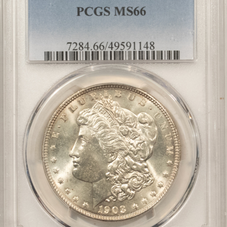 Dollars 1903 $1 MORGAN DOLLAR – PCGS MS-66 FRESH CRISP LUSTROUS GEM!