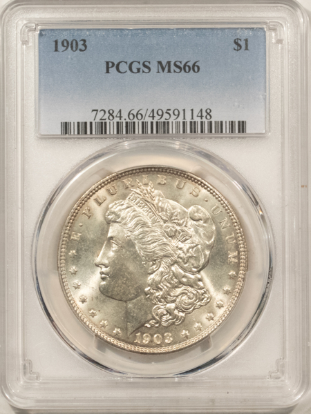 Dollars 1903 $1 MORGAN DOLLAR – PCGS MS-66 FRESH CRISP LUSTROUS GEM!