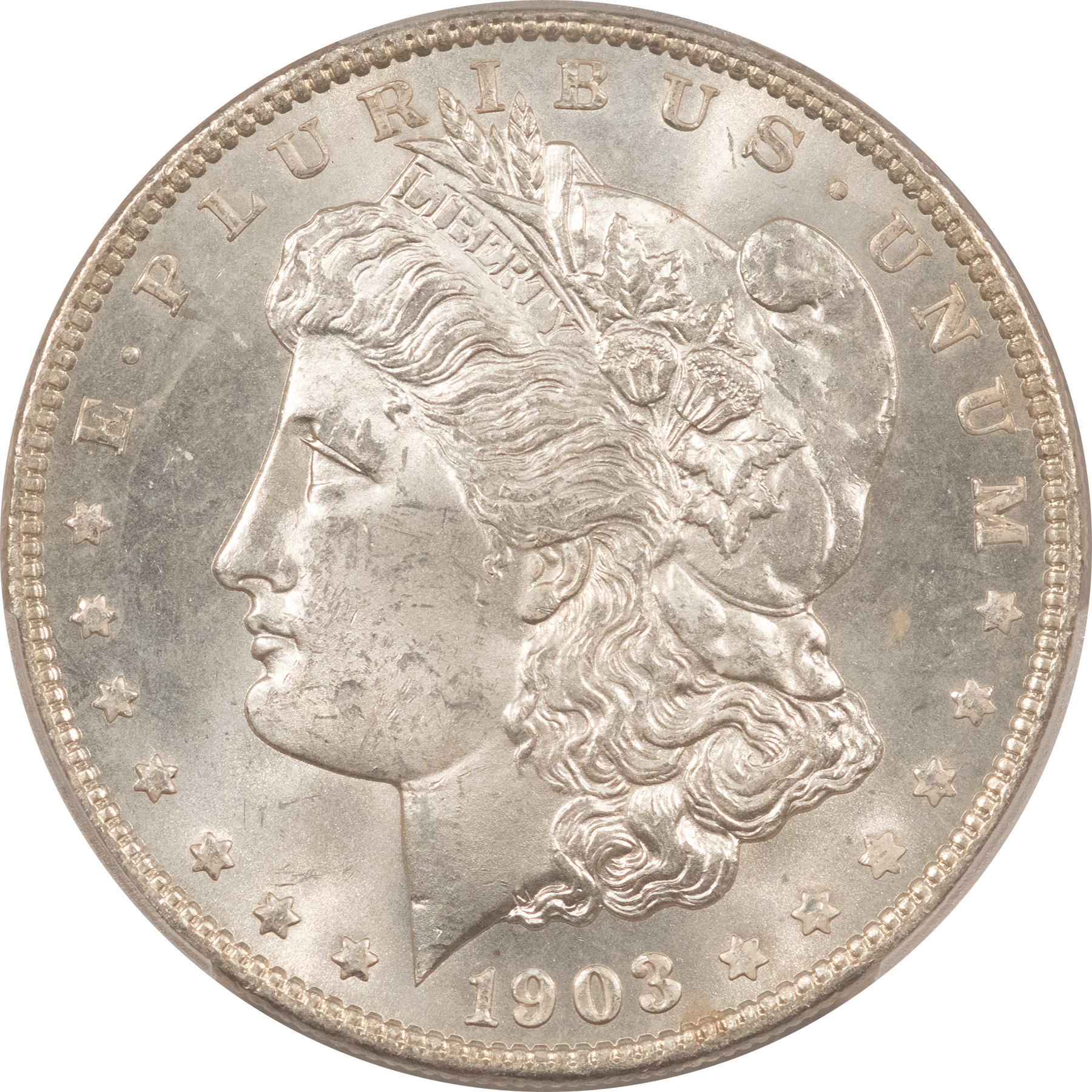 Dollars 1903-O $1 MORGAN DOLLAR – PCGS MS-64, FRESH WHITE, PREMIUM GEM QUALITY! Dollars 1903-O $1 MORGAN DOLLAR – PCGS MS-64, FRESH WHITE, PREMIUM GEM QUALITY!