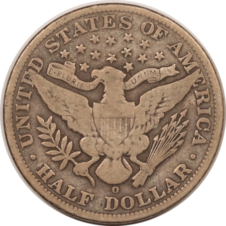 Barber Halves 1903-O BARBER HALF DOLLAR – CIRCULATED, ORIGINAL WITH A NICE LOOK!