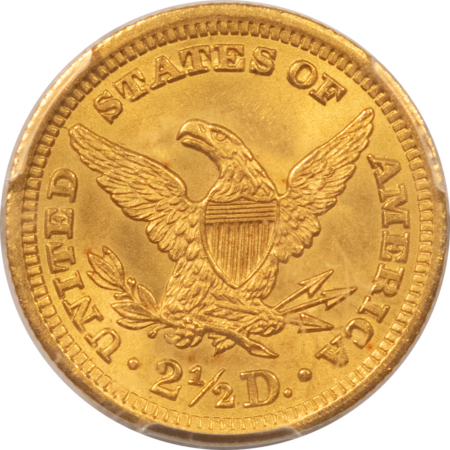 $2.50 1904 $2.50 LIBERTY GOLD QUARTER EAGLE – PCGS MS-66+, CAC APPROVED!