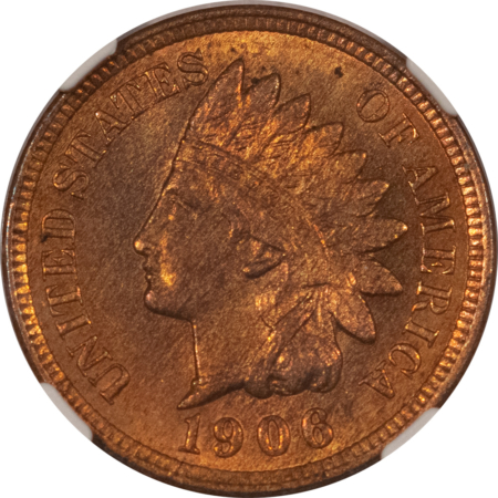 Indian 1906 INDIAN CENT – NGC MS-64 RB