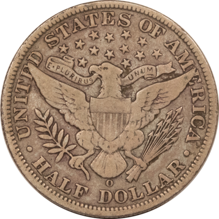 Barber Halves 1906-O BARBER HALF DOLLAR – PLEASING CIRCULATED EXAMPLE W/ FULL LIBERTY!